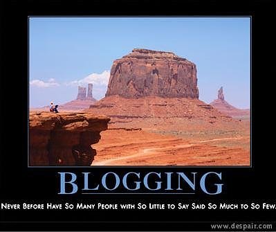 blogging poster from Despair Inc